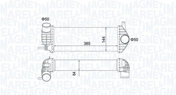 Интеркулер MAGNETI MARELLI 351319204480