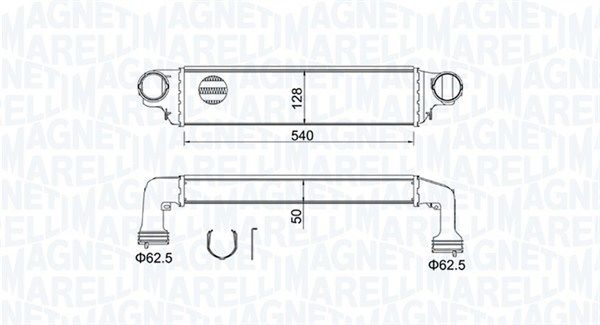 Интеркулер MAGNETI MARELLI 351319204890