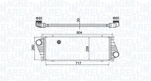Интеркулер MAGNETI MARELLI 351319205020