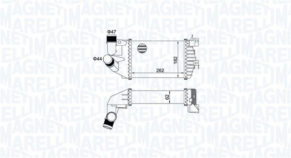Интеркулер MAGNETI MARELLI 351319205080