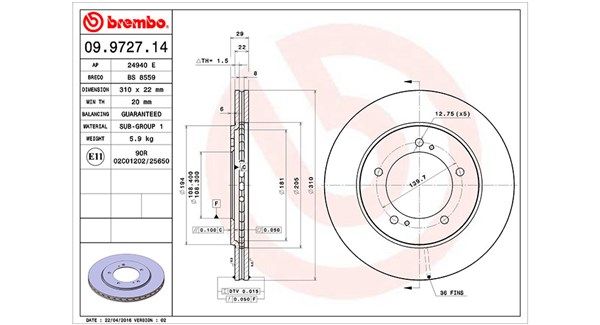 Тормозной диск MAGNETI MARELLI 360406009000