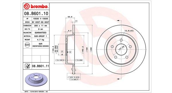 Тормозной диск MAGNETI MARELLI 360406108500