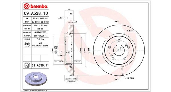 Тормозной диск MAGNETI MARELLI 360406110600