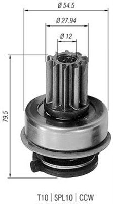 Ведущая шестерня, стартер MAGNETI MARELLI 940113020199