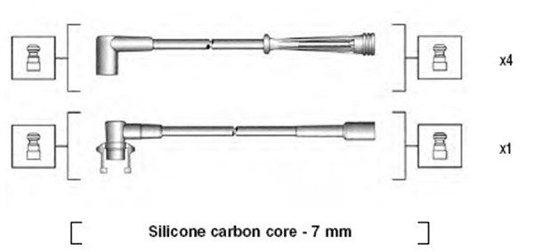 Комплект проводов зажигания MAGNETI MARELLI 941145130710