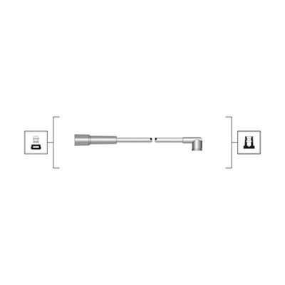 Комплект проводов зажигания MAGNETI MARELLI 941319170012