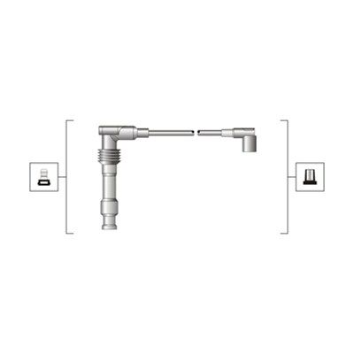 Комплект проводов зажигания MAGNETI MARELLI 941319170015