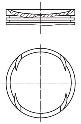Поршень MAHLE 0014002