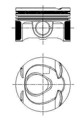 Поршень MAHLE 001PI00163000