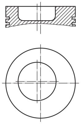 Поршень MAHLE 0027900