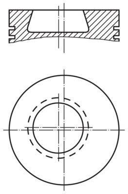 Поршень MAHLE 0028030