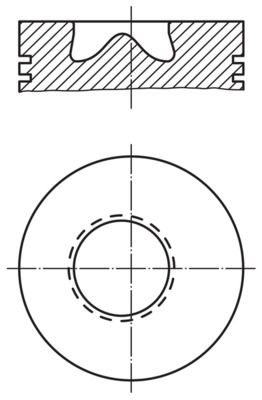 Поршень MAHLE 0028100