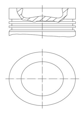 Поршень MAHLE 0039800