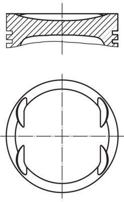 Поршень MAHLE 0040700