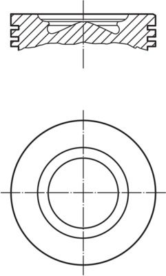 Поршень MAHLE 0096800