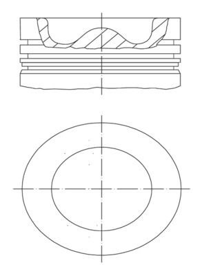 Поршень MAHLE 0099900