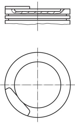 Поршень MAHLE 0110800