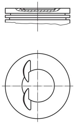 Поршень MAHLE 0117000