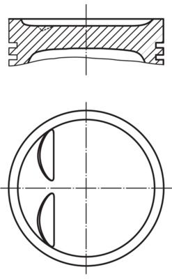 Поршень MAHLE 0119500