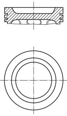 Поршень MAHLE 0121500