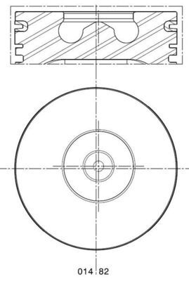 Поршень MAHLE 0148202