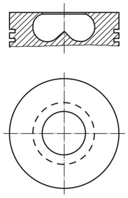 Поршень MAHLE 0156902