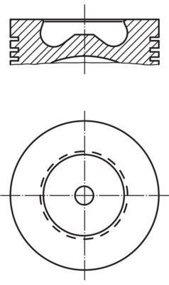 Поршень MAHLE 0158100