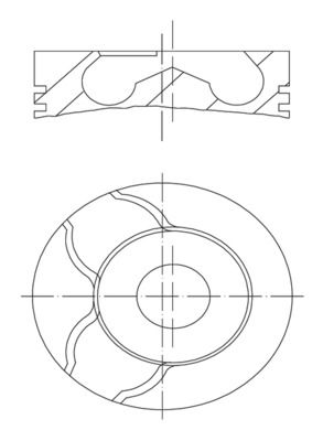 Поршень MAHLE 0220102