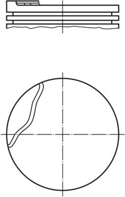 Поршень MAHLE 0220301