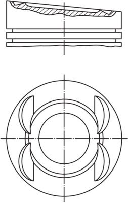 Поршень MAHLE 0280301