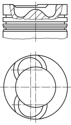 Поршень MAHLE 0280902