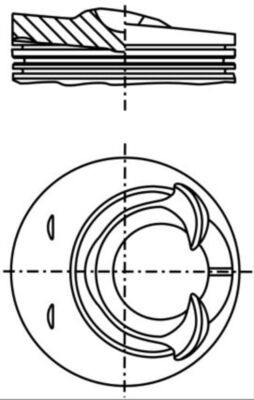Поршень MAHLE 0282501