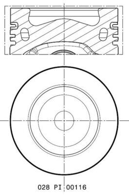 Поршень MAHLE 028PI00116000