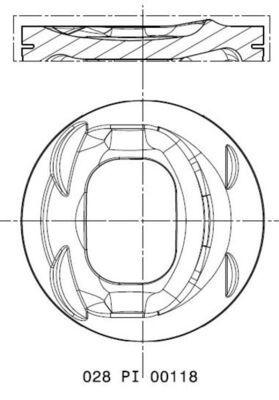 Поршень MAHLE 028PI00118002