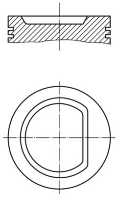 Поршень MAHLE 0303202