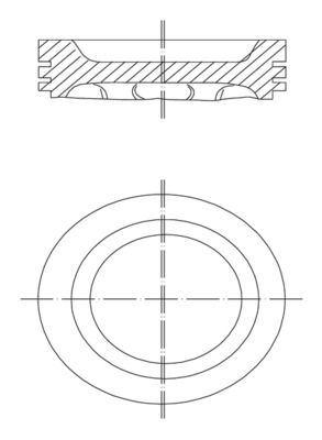 Поршень MAHLE 0303400