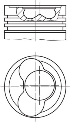 Поршень MAHLE 0306500