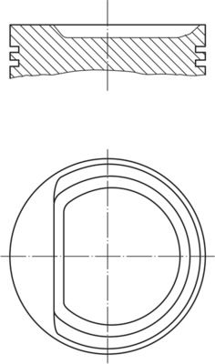 Поршень MAHLE 0307102