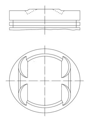 Поршень MAHLE 0331800