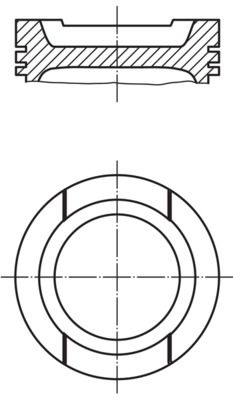 Поршень MAHLE 0332001