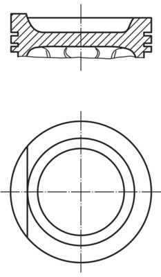 Поршень MAHLE 0349901