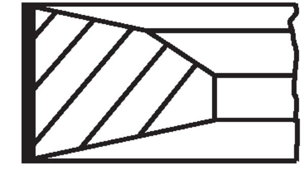 Комплект поршневых колец MAHLE 03832N0