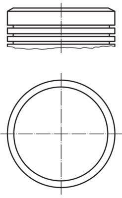 Поршень MAHLE 0400401