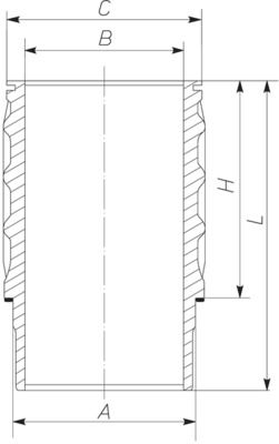 Гильза цилиндра MAHLE 061WN1701