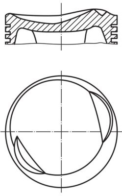 Поршень MAHLE 0811502