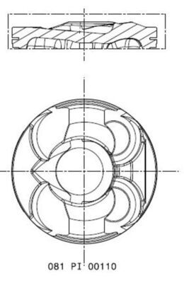 Поршень MAHLE 081PI00110000