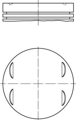 Поршень MAHLE 0831301