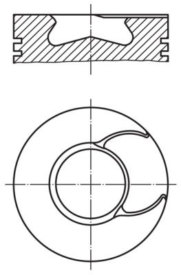 Поршень MAHLE 2136700