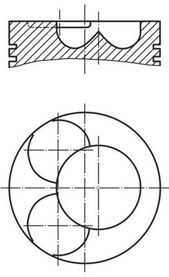 Поршень MAHLE 2273300