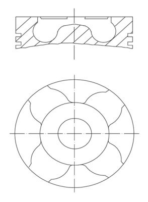 Поршень MAHLE 2293300